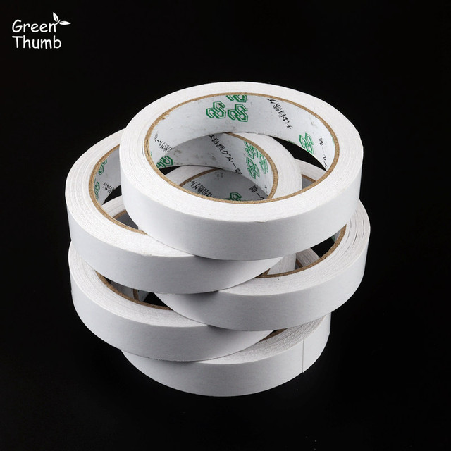 2 pcs 20M Double Sided Adhesive Tape for Gifts Photos Documents Wallpaper  Scrapbooking Crafts DIY Woodworking